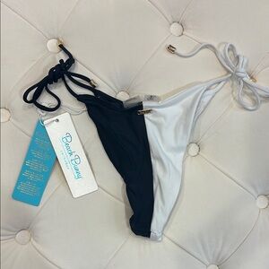 Beach Bunny Black and White Bikini Bottom